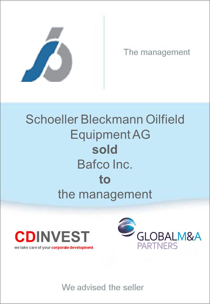 Schoeller Bleckmann Oilfield Equipment AG EN - CD Invest Consult GmbH